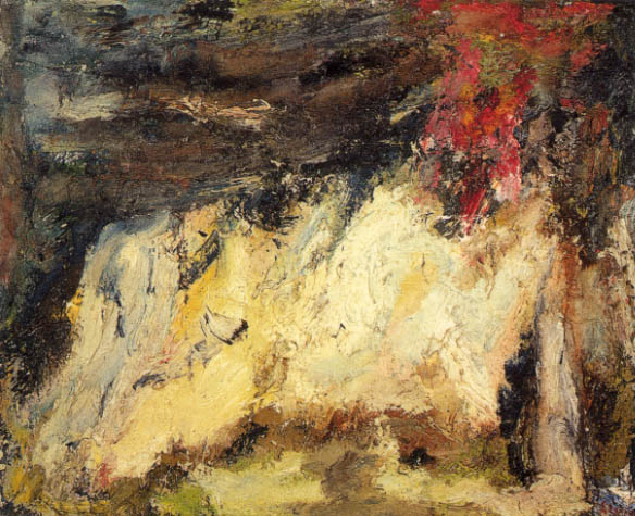 Eugène Leroy, Nu couché, 1960. 81×100 cm.