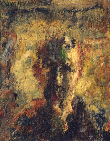 Eugène Leroy, Autoportrait, circa 1964. 0,81×0,65 m.