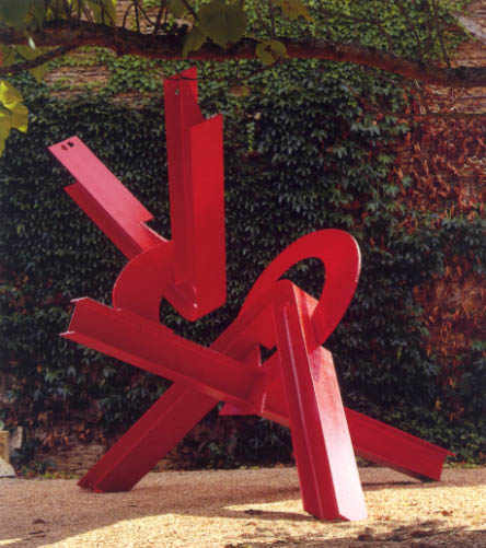 Mark di Suvero, Pour le Poète Inconnu, 1996. Acier - 3,31×3,70×4,31 m.